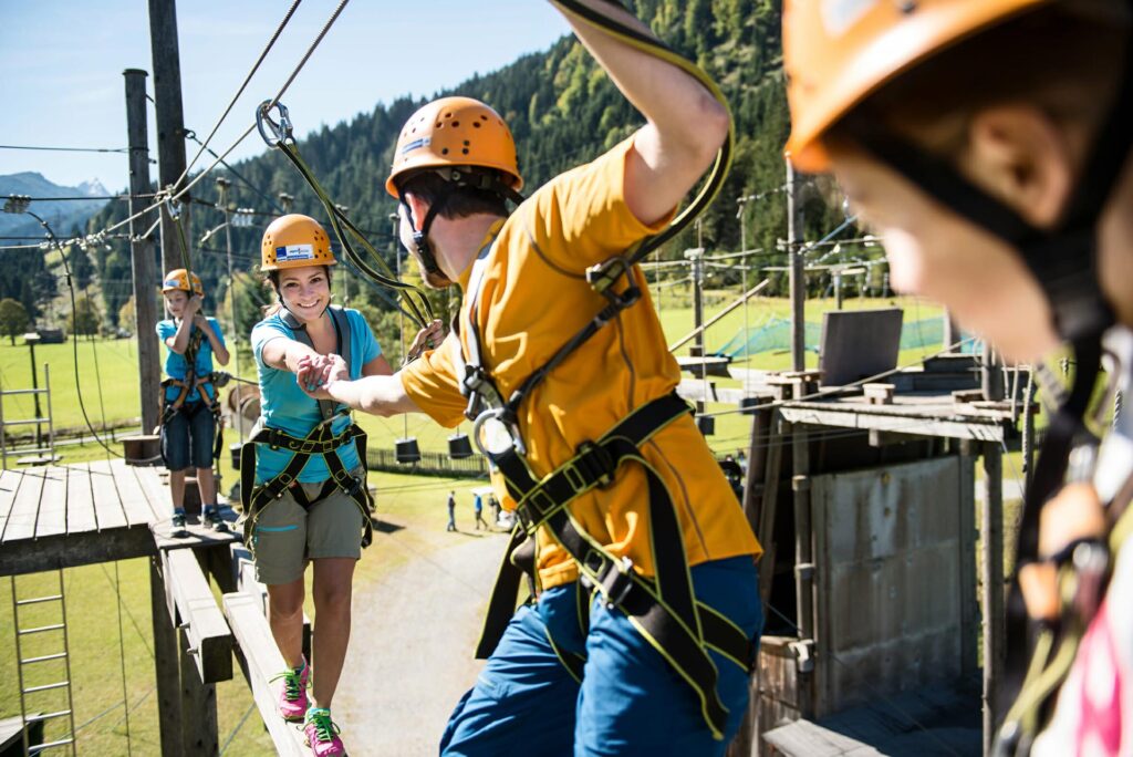 Flachauwinkl high ropes course