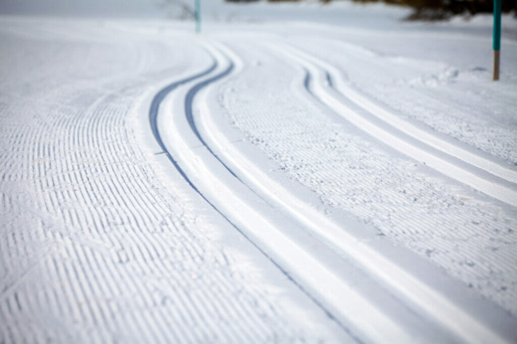 Cross country skiing trail in Flachau