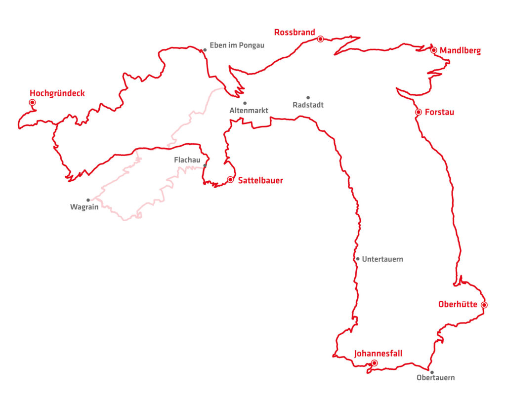 Die Route der Österreich-Ausgabe des Stoneman Taurista