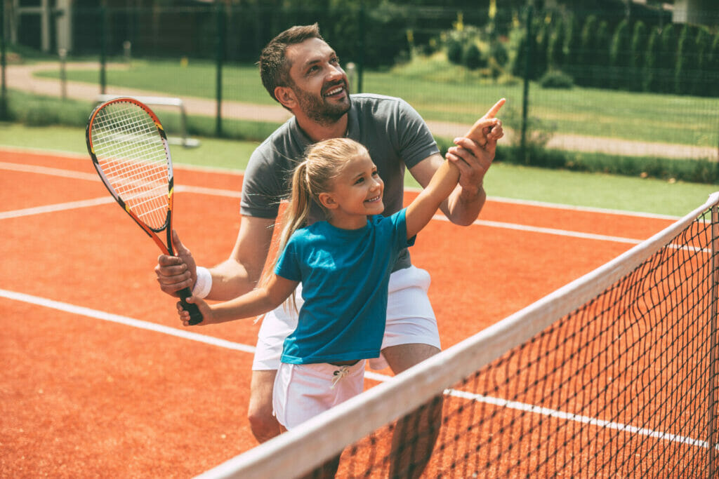 Tennis on vacation in Flachau