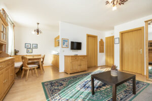 Wohnbereich der Appartements in Flachau