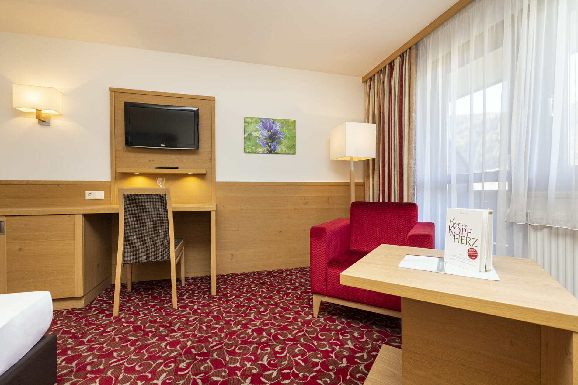 Doppelzimmer Griessenkar mit Fernseher