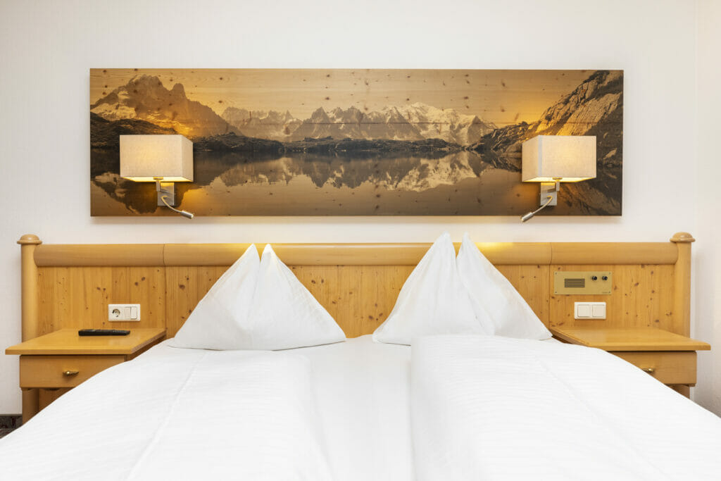 doppelzimmer lackenkogel bett