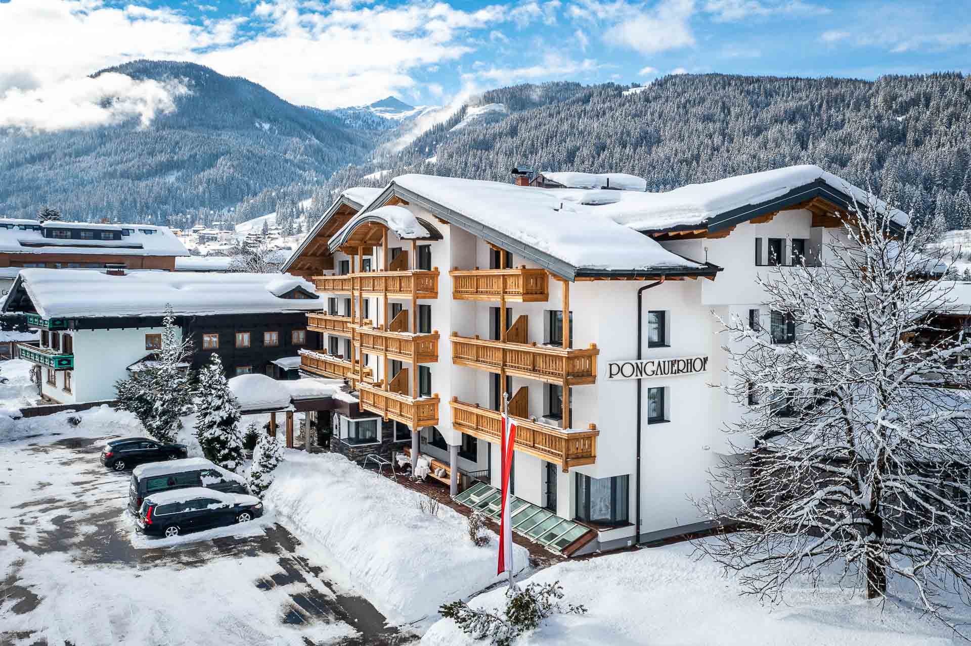 Hotel Pongauerhof in Flachau in winter