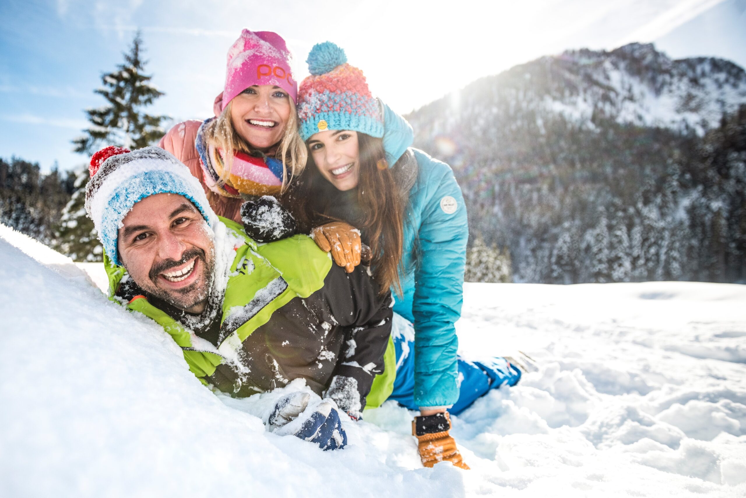 Schneespass im Winterurlaub im Hotel Pongauerhof