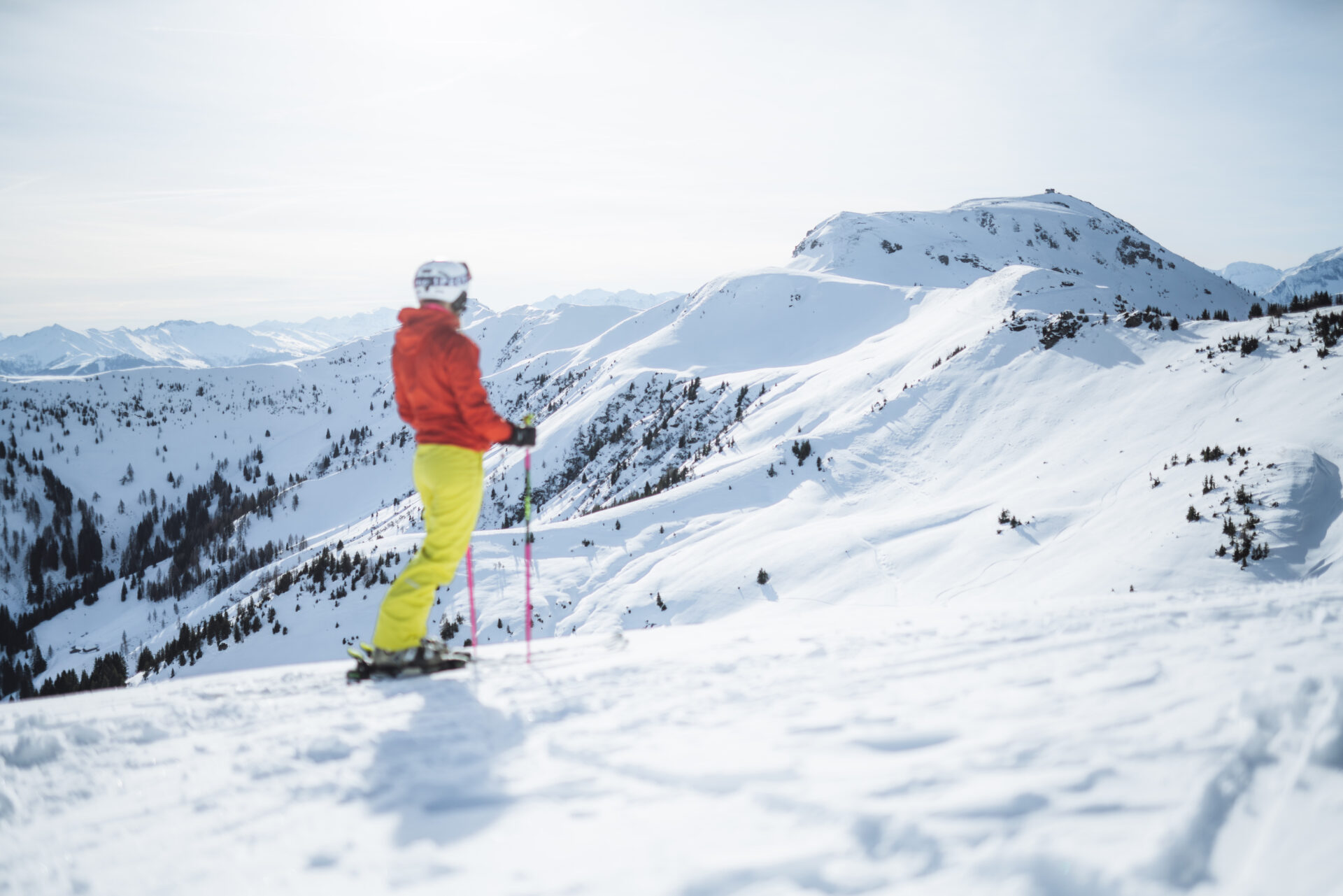 Skiing in the Salzburg Alps